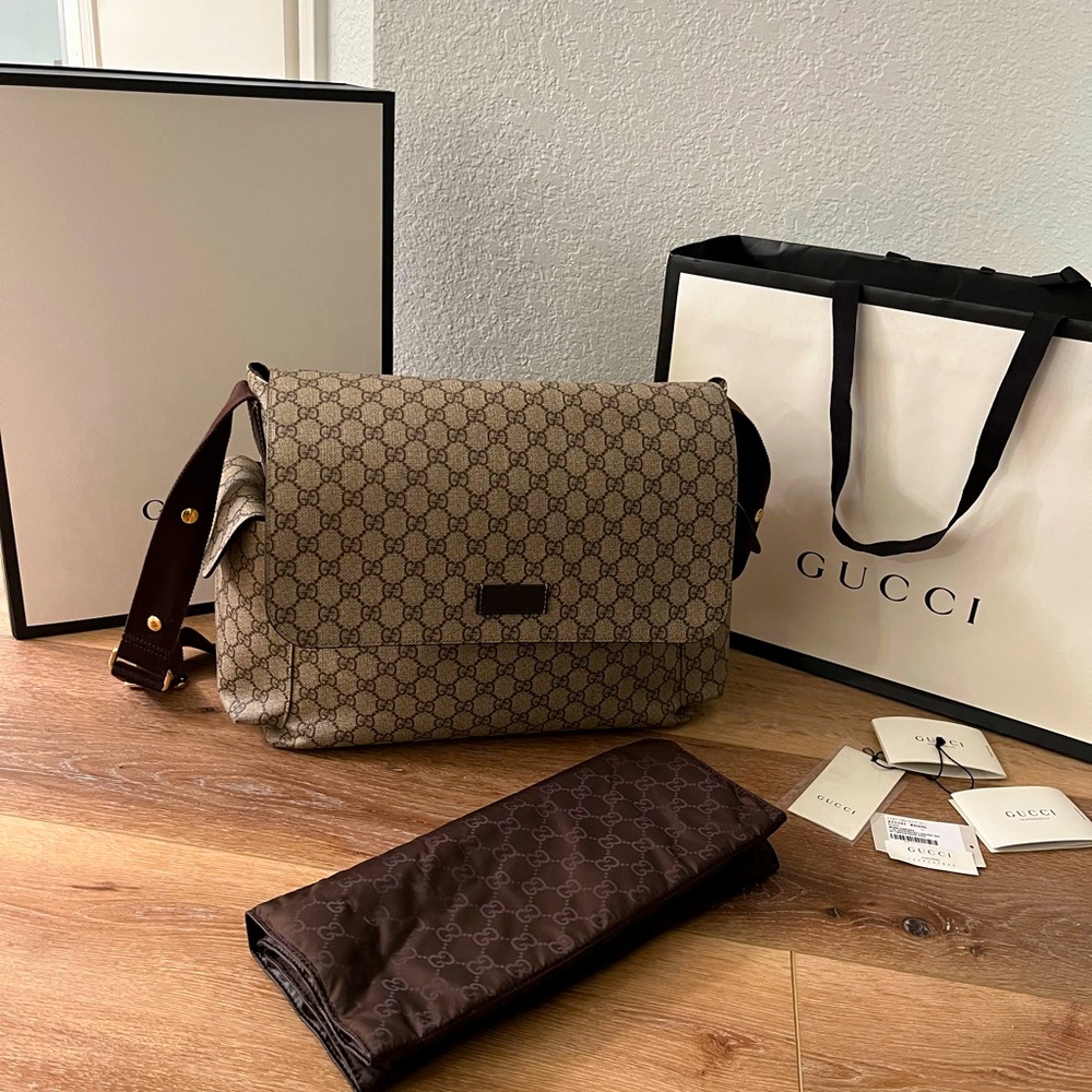 Gucci diaper bag